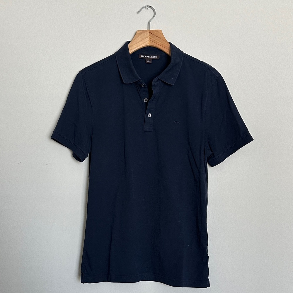 Michael Kors Classic Navy Short-Sleeve Polo